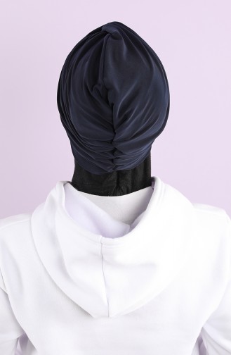 Navy Blue Ready to Wear Turban 1153-09