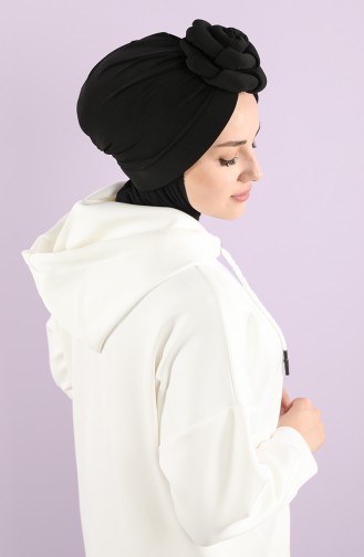 Black Ready to Wear Turban 1154-04