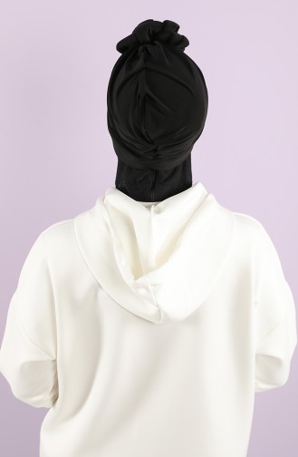 Turban Pret-a-Porter Noir 1154-04