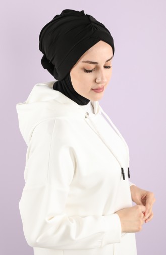 Black Ready to Wear Turban 1154-04