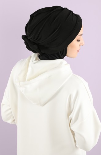 Black Ready to Wear Turban 1154-04