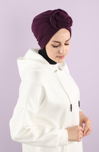 Plum Ready to Wear Turban 1154-11