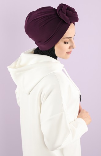 Plum Ready to Wear Turban 1154-11