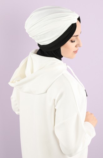 Cream Ready to Wear Turban 1155-06