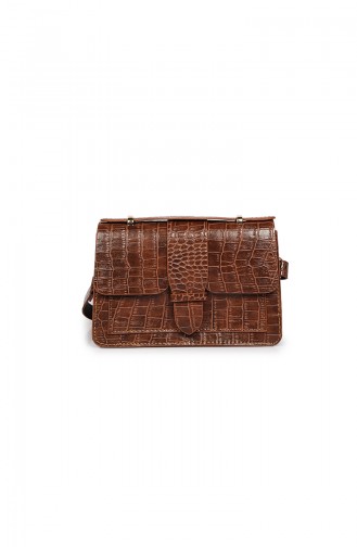 Tobacco Brown Shoulder Bag 225Z-04