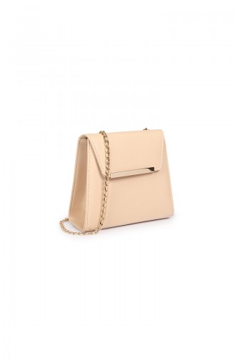 Beige Schultertasche 232Z-06