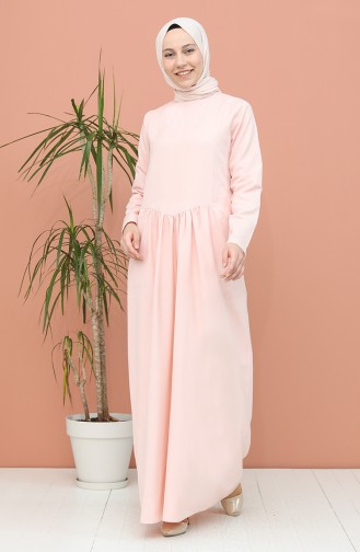 Powder Hijab Dress 3259-10