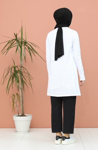 Tunique Imprimée 6022-03 Blanc 6022-03