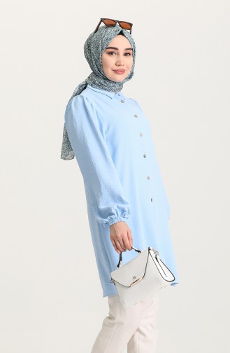 Babyblau Tunikas 1503-13