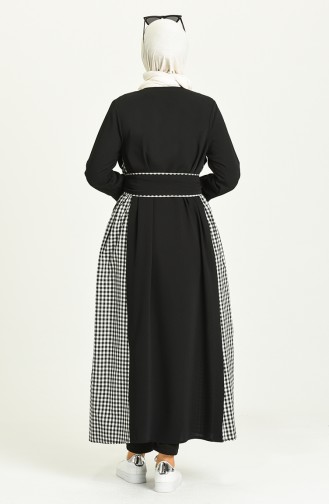 Abayas Noir 8037A-01