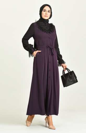 Purple Abaya 1789-01