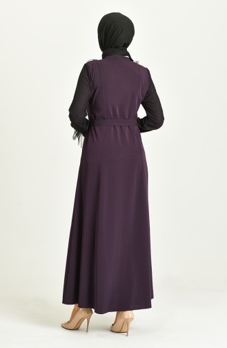 Purple Abaya 1789-01