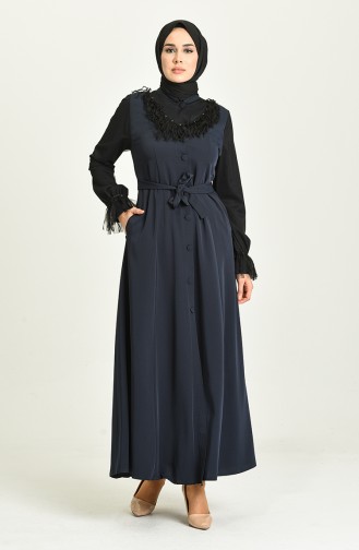 Dunkelblau Abayas 1789-03