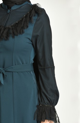 Oil Blue Abaya 1789-04