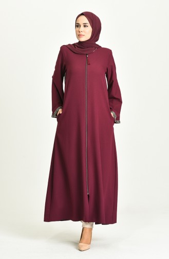 Plum Abaya 4216-01