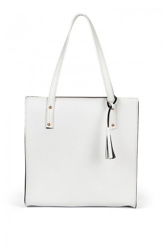 White Shoulder Bag 140626
