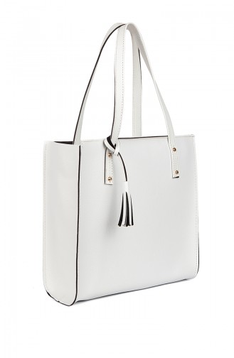 White Shoulder Bag 140626