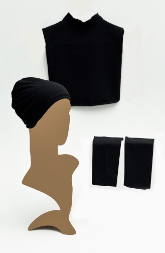 القبعات أسود 1158-01