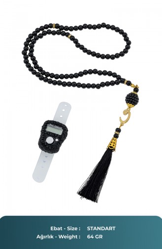 Black Tasbih 95-160-71-11-00