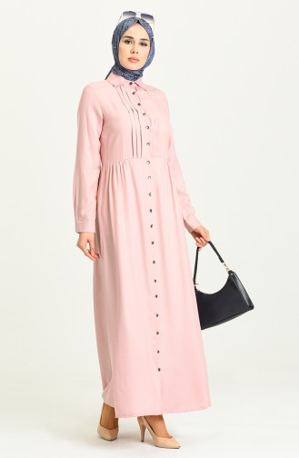 Powder Hijab Dress 3252-06