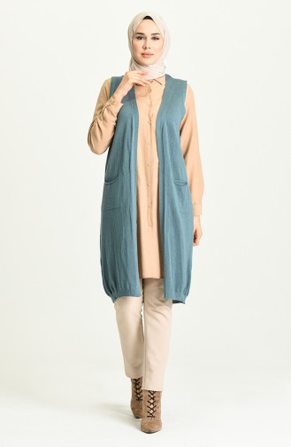 Oil Blue Gilet 4296-05