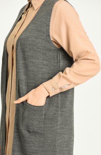 Gilet Sans Manches Gris 4296-08