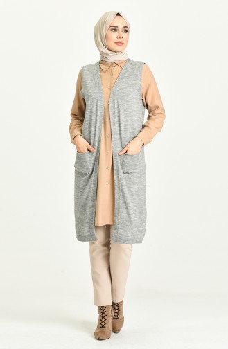 Light Gray Gilet 4297-03