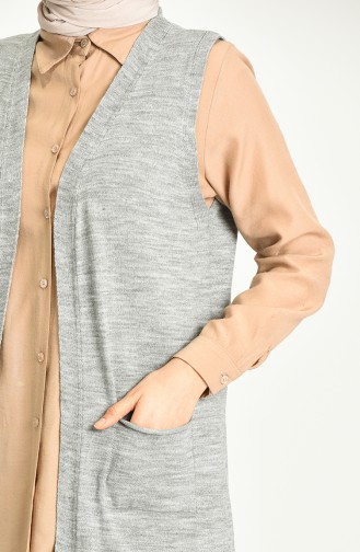 Light Gray Gilet 4297-03