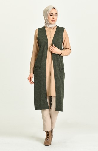 Schimmel-Grün Strickjacke 4297-05