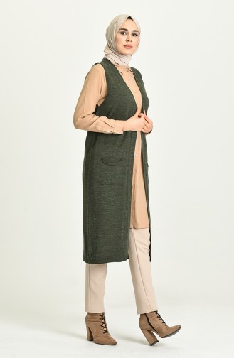 Schimmel-Grün Strickjacke 4297-05