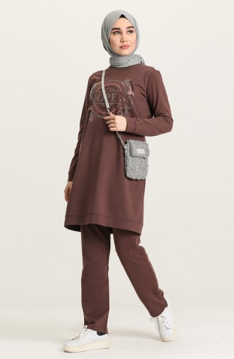 Brown Tracksuit 7034-01