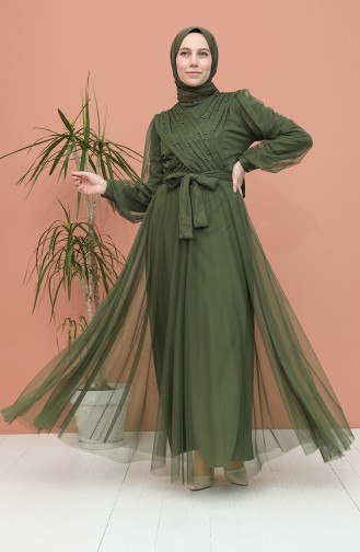 Habillé Hijab Khaki 81778-03