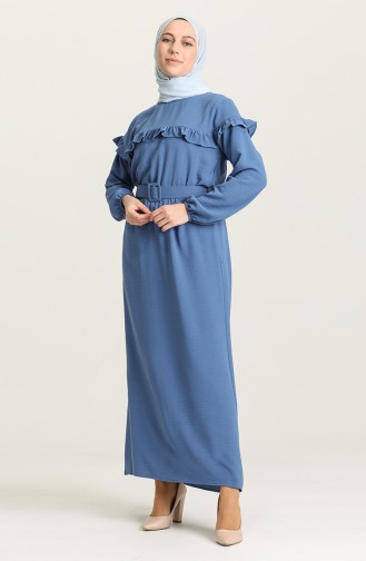 Indigo Hijab Kleider 0609-04