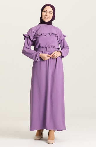 Violet Hijab Dress 0609-05