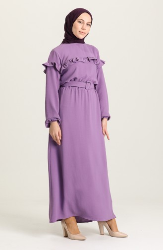Violet Hijab Dress 0609-05