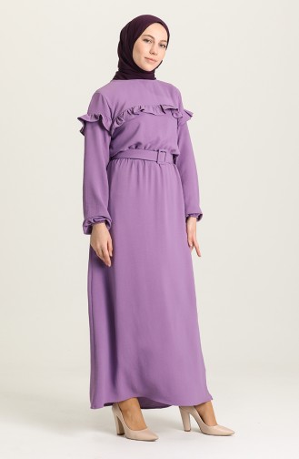 Lilac İslamitische Jurk 0609-05