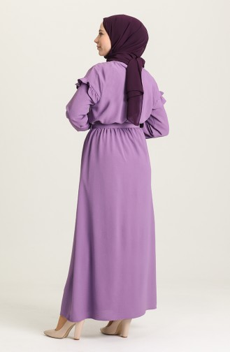 Lila Hijab Kleider 0609-05