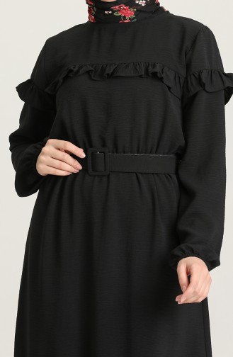 Black Hijab Dress 0609-06