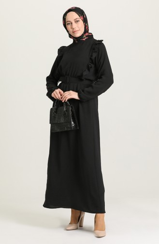 Black Hijab Dress 0610-05
