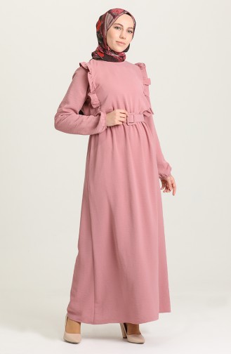 Powder Hijab Dress 0610-07