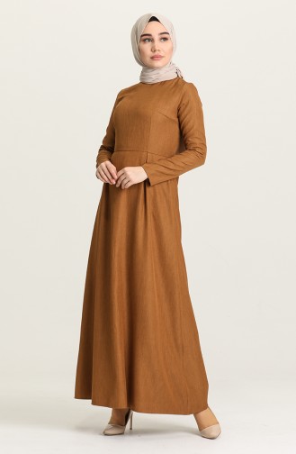 Robe Hijab Camel 3253-04
