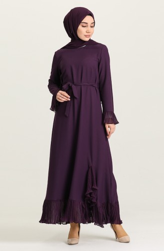 Purple İslamitische Jurk 4125-05