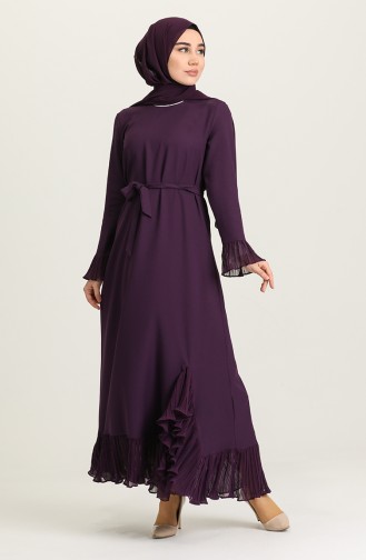 Robe Hijab Pourpre 4125-05