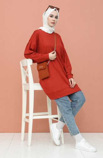 Brick Red Sweatshirt 8304-05