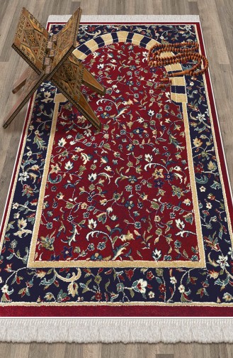 Claret Red Prayer Rug 1031