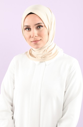 Beige Sportliche Kopftuch 1157-08
