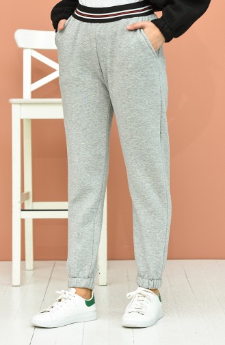 Sweatpants رمادي 2635-01