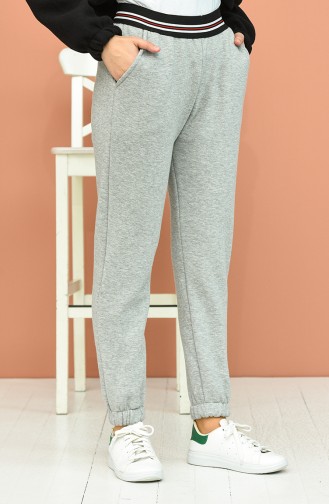 Sweatpants رمادي 2635-01