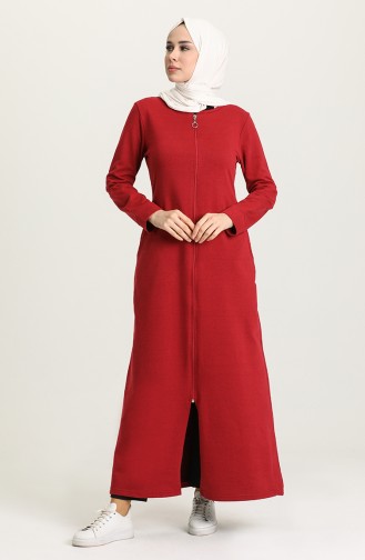 Claret red Abaya 5094-02