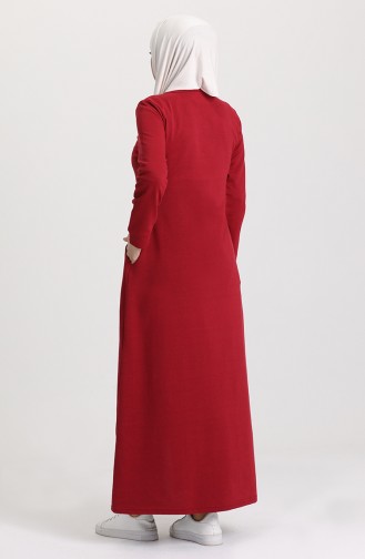 Claret Red Abaya 5094-02